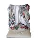 Westlook's Women's Premium Cotton Square Scarf Large Hand Painted Cotton Scarf Fashion Accessory 120x120 cm (WHITE)
