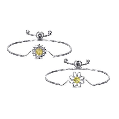 Daisy Friendship Bracelet (Two-Tone)