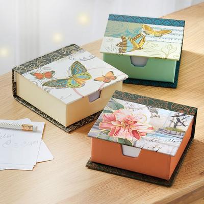 Memo Note Boxes Set of 3