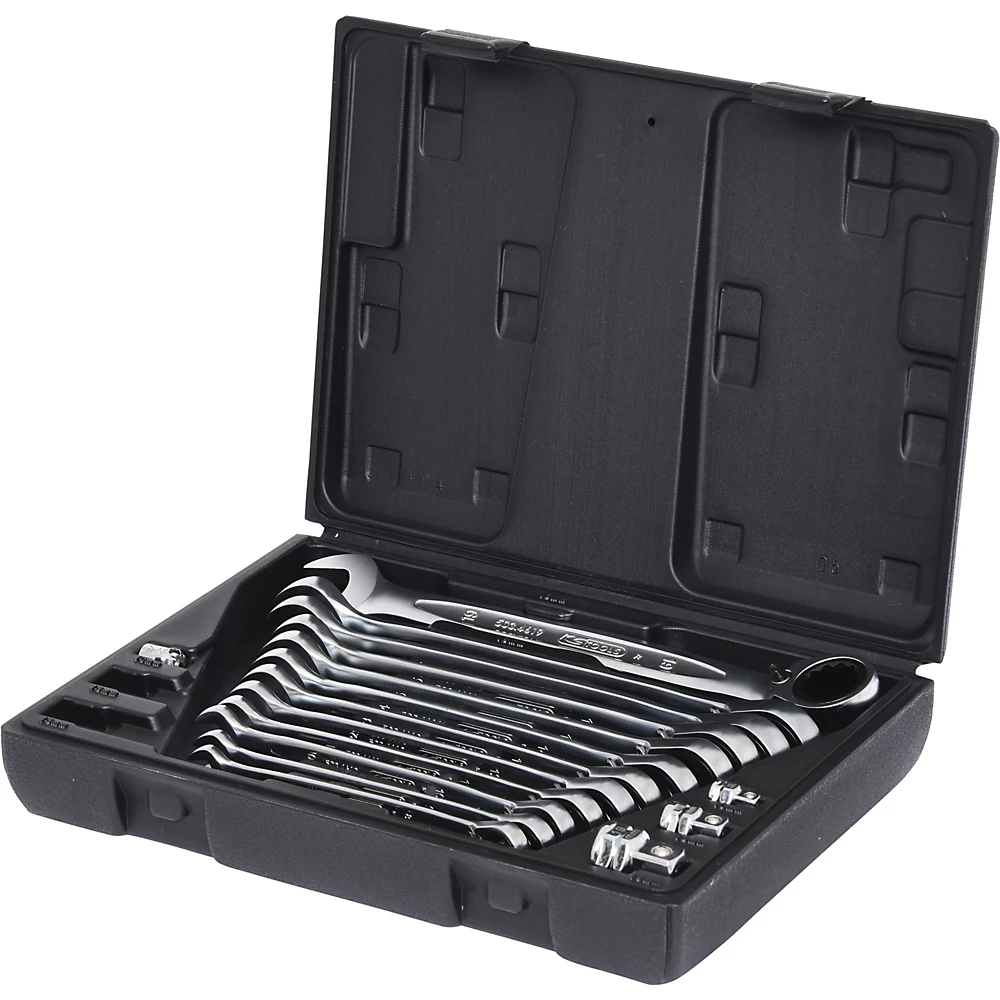 Jeu de clés mixtes à crans GEARplus, commutables KS Tools