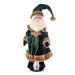 Vickerman 677490 - 24" Green Velvet Santa Doll with Stand (KV211224) Christmas Figurine Decorations