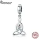 BAMOER-Pendentif Porte-Bonheur en Argent Sterling 925 Breloques Adaptées aux Bracelets Colliers