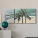 Bayou Breeze Maui Palm- Premium Gallery Wrapped Canvas - Ready To Hang Canvas, Solid Wood in Black/Blue/Green | 12 H x 24 W x 1 D in | Wayfair