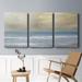 Rosecliff Heights Beach Dreams- Premium Gallery Wrapped Canvas - Ready To Hang Canvas, Solid Wood in Black/Blue/Green | 12 H x 24 W x 1 D in | Wayfair
