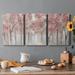 Red Barrel Studio® Blushing Spring- Premium Gallery Wrapped Canvas - Ready To Hang Canvas, in Gray/Green/Indigo | 60 H x 120 W x 1 D in | Wayfair