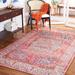 Red/White 72 x 0.25 in Indoor Area Rug - Bungalow Rose Ionna 122 Area Rug In Rose/Beige Polyester | 72 W x 0.25 D in | Wayfair
