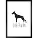 Trinx Dogs Doberman Pinscher White Dog Posters For Wall Funny Dog Wall Art Dog Wall Decor Dog Posters For Bedroom Animal Wall Poster Cute Animal Poster | Wayfair