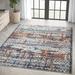 72 x 0.4 in Area Rug - Williston Forge Abani Labastide CAS280A Contemporary Multicolor Distressed Area Rug Polypropylene | 72 W x 0.4 D in | Wayfair