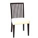 Rosalind Wheeler Fig Slat Back Side Chair Wood/Upholstered in Green/Brown | 36 H x 19 W x 19 D in | Wayfair 3DEB23B5A812471286EB997E80913B86