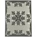 White 24 x 0.08 in Area Rug - Lark Manor™ Aliaya BRIT CHARCOAL Outdoor Rug By Red Barrel Studio® Polyester | 24 W x 0.08 D in | Wayfair
