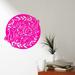 Trinx Decorative Wall Decal Vinyl in Pink | 13 H x 14 W in | Wayfair F7F71CD983C4491AA31F598B6741EF8A