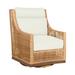 Summer Classics Outdoor Peninsula Gliding Wicker/Rattan Chair w/ Cushions in Brown | 40.25 H x 30.25 W x 36.5 D in | Wayfair 420537+C524H6258N
