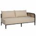 Summer Classics Havana Loveseat w/ Cushions Wicker/Rattan/Metal | 24 H x 57 W x 29.125 D in | Outdoor Furniture | Wayfair 438784+C781H6101N