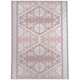 White 24 x 0.08 in Area Rug - TAOS PINK Outdoor Rug By Foundry Select Polyester | 24 W x 0.08 D in | Wayfair D0D57112D8DF48859DB6E39EA28E71BE