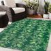 Green 108 x 0.08 in Area Rug - Red Barrel Studio® Glisson SPOTTED LAUREL DARK Outdoor Rug By Becky Bailey Polyester | 108 W x 0.08 D in | Wayfair