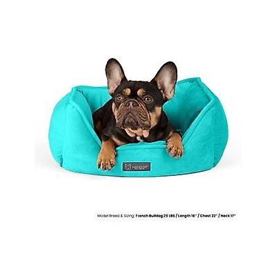 Nandog Reversible Design Cat & Dog Bed, Aqua