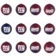 New York Giants Holiday Ball Ornaments 12-Pack