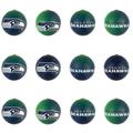 Seattle Seahawks Holiday Ball Ornaments 12-Pack