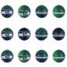 Seattle Seahawks Holiday Ball Ornaments 12-Pack