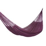 Novica Handmade Uxmal Mulberry Cotton Rope Hammock (Triple)