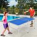 60 Inches Portable Tennis Ping Pong Folding Table with Accessories - 60" L x 30" W x 30" H