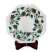 NOVICA Handmade Ivy Garland Marble Inlay Decorative Plate