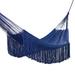 Novica Handmade Navy Blue Cascade Cotton Rope Hammock (Triple)