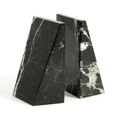 Bey Berk Black Wedge Marble Bookends