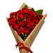 Valentine's Day Wrapped Romance Red Floral Bouquet