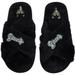 Women's FOCO Milwaukee Bucks Script Cross Slide Slippers