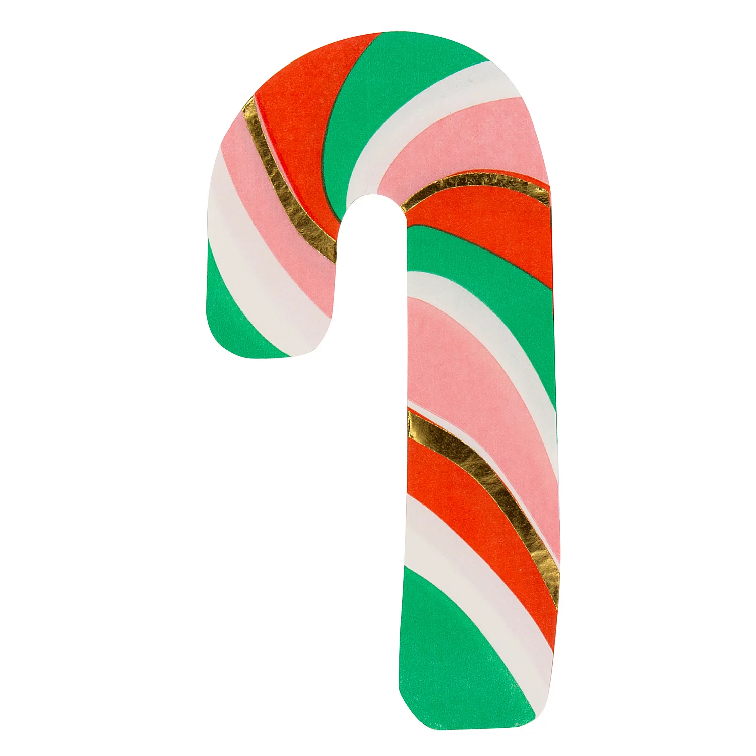 Papierserviette Zuckerstange, 15,5 x 8 cm, 20 Stück Image