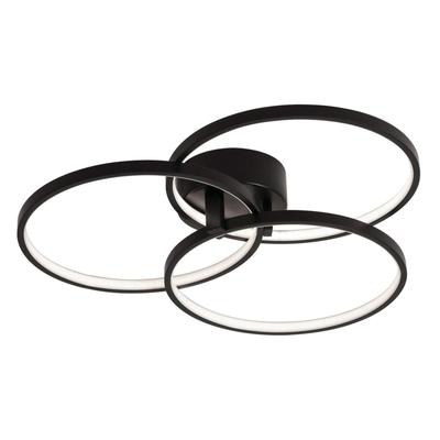 AFX Lighting Orion 15 Inch 1 Light LED Semi Flush Mount - ORIF16L30D1BK