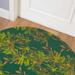 RHODODENDRON DARK GREEN Doormat By Becky Bailey