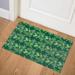 SPOTTED LAUREL DARK GREEN Doormat By Becky Bailey