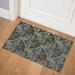 SILVER SQUILL DARK PURPLE Doormat By Becky Bailey