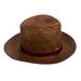 Memories of Home,'Brown Unisex Natural Fiber Fedora'