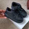 Nike Shoes | Black Air Force 1s | Color: Black | Size: 8b