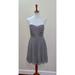 J. Crew Dresses | J. Crew Arabelle Bridesmaid Dress - Silk Chiffon - Size 6 | Color: Gray | Size: 6