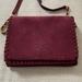 Tory Burch Bags | Like New-Tory Burch, Small. Maroon Suede Crossbody | Color: Purple/Red | Size: Os