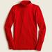 J. Crew Tops | J Crew Ribbed Stretch Cotton Mockneck Top, Nwt | Color: Red | Size: Various