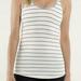 Lululemon Athletica Tops | Lululemon Grey And White Racerback Tank Top | Color: Gray/White | Size: 4