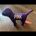Pink Victoria's Secret Accessories | *Rare* Victoria’s Secrets Pink Nation 1986 Stuffed Plush Dog Dark Purple | Color: Pink/Purple/Red | Size: 6 Inch