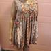 Free People Dresses | Free People /Wd Dress Short Or Top Size M | Color: Brown | Size: M