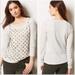 Anthropologie Sweaters | Anthropologie Deletta Sweatshirt | Color: Gold/Gray | Size: Xs