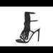 Gucci Shoes | Gucci Heels Black Fringe Becky Gladiator Heel | Color: Black | Size: 8