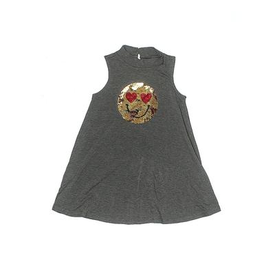 L.O.L Vintage Dress - A-Line: Gray Solid Skirts & Dresses - Kids Girl's Size 7