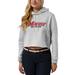 Women's League Collegiate Wear Ash Marist Red Foxes Cropped Pullover Hoodie