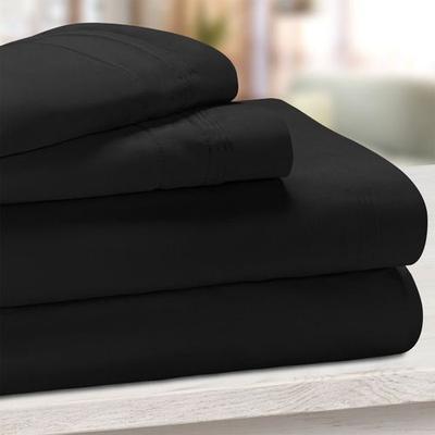 Majestic Sheet Set, California King, Black
