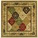 Lyndhurst 221 Multi / Ivory 6' X 6' Square Square Rug by Safavieh in Multi Ivory