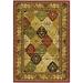 Lyndhurst 221 Multi / Red 5'-3" X 7'-6" Medium Rectangle Rug by Safavieh in Multi Red